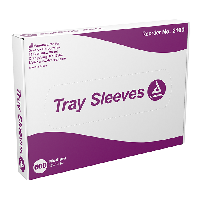 Dynarex Tray Sleeves, 10 1/2" x 14", 6/500/cs