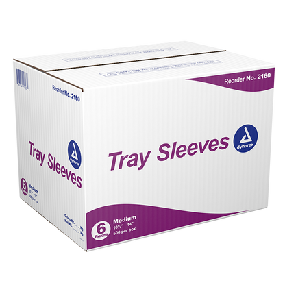 Dynarex Tray Sleeves, 10 1/2" x 14", 6/500/cs