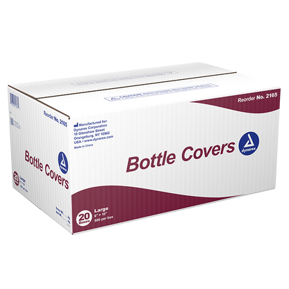 Dynarex Bottle Covers, 6" x 10", Large, 20/500/cs