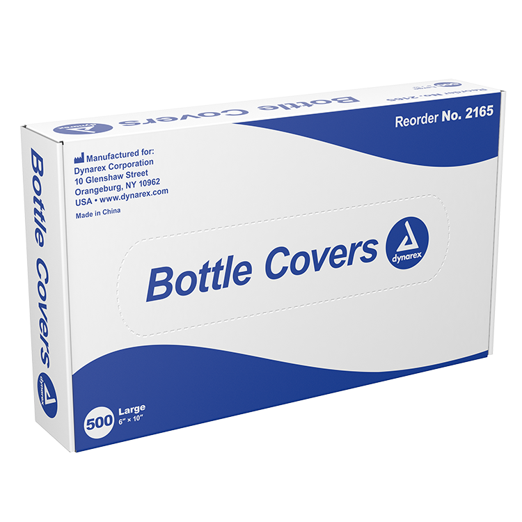 Dynarex Bottle Covers, 6" x 10", Large, 20/500/cs