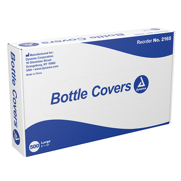 Dynarex Bottle Covers, 6" x 10", Large, 20/500/cs