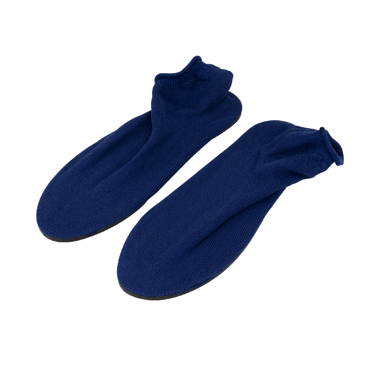 Dynarex Non Skid Slippers, Large, Navy Blue, 12/cs