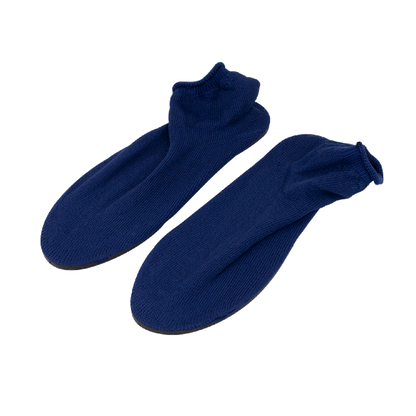 Dynarex Non Skid Slippers, Large, Navy Blue, 12/cs