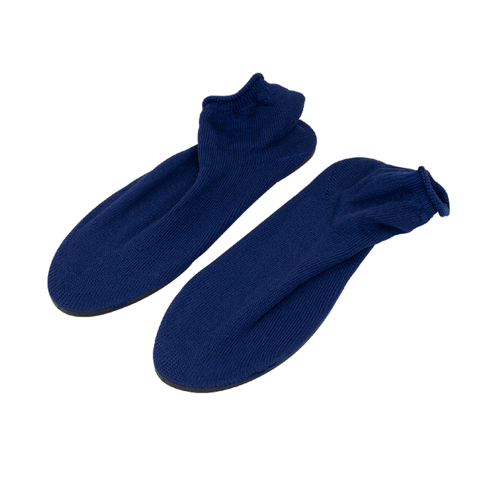 Dynarex Non Skid Slippers, Large, Navy Blue, 12/cs