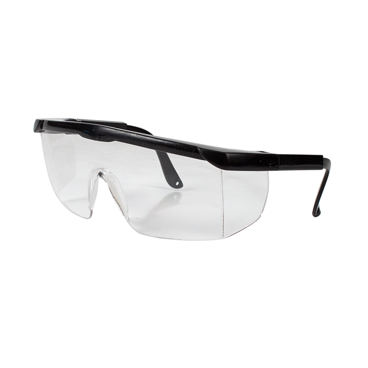 Dynarex Safety Glasses, Black, 50/cs