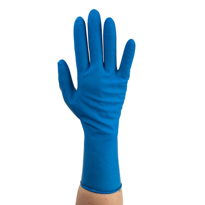 Dynarex High Risk Latex Exam Gloves, 15mil Thick, Powder-Free, 50 Gloves / Box of 10