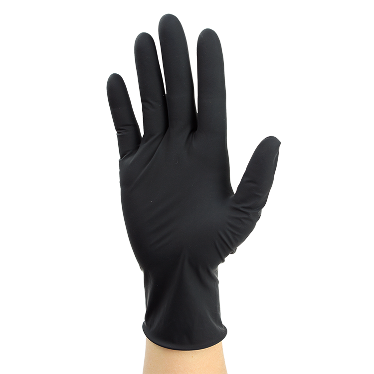 Dynarex Black Arrow Latex Exam Gloves 6 Mil Thick, Powder-Free, 100 Gloves / Box of 10