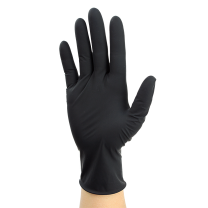 Dynarex Black Arrow Latex Exam Gloves 6 Mil Thick, Powder-Free, 100 Gloves / Box of 10