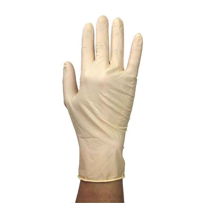 Dynarex Sterile Latex Exam Gloves, 3 Mil Thick, Powder-Free, 50 Pairs / Box of 8