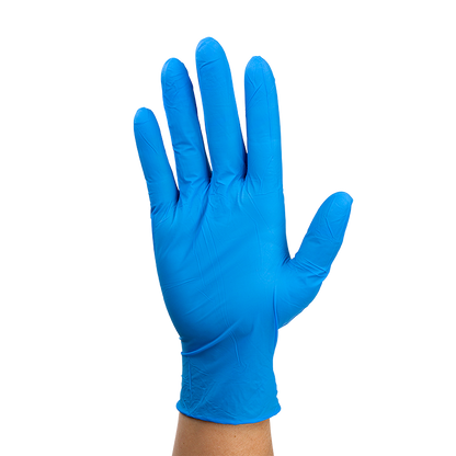 Dynarex Nitrile Exam Gloves In A Bag, Large, 2 Mil Thick, Powder-Free, Blue, 1 Pair / 500 Bags per Case