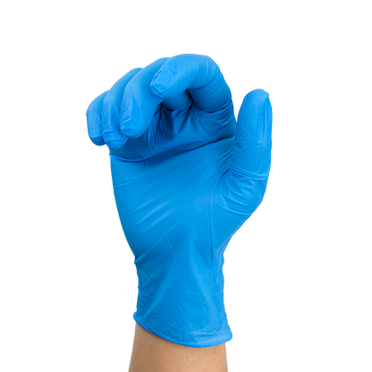 Dynarex Nitrile Exam Gloves In A Bag, Large, 2 Mil Thick, Powder-Free, Blue, 1 Pair / 500 Bags per Case