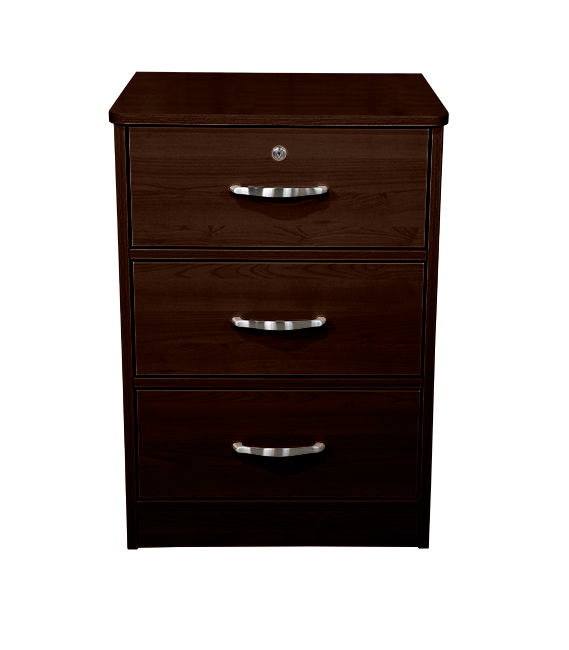 Dynarex Three Drawer Nightstand, 1 Piece