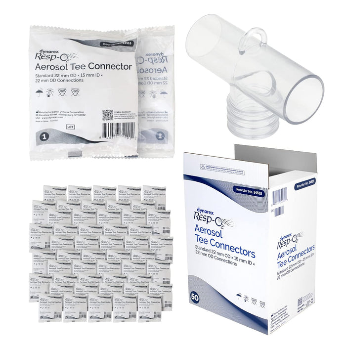 Dynarex Resp-O2™ Adapters & Connectors (50 Count)