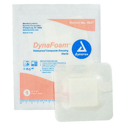 DynaFoam DynaFoam - Waterproof Bordered Foam, 4" x 4", 12/10/cs