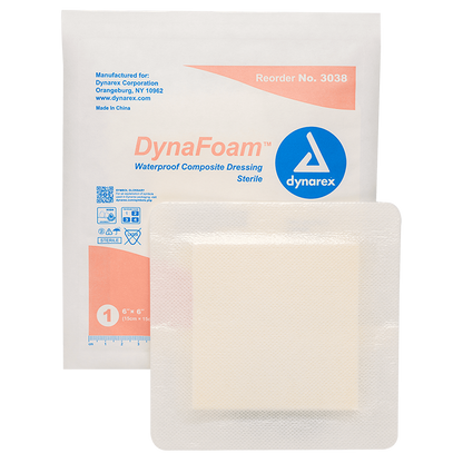 DynaFoam DynaFoam - Waterproof Bordered Foam, 6" x 6", 12/10/cs