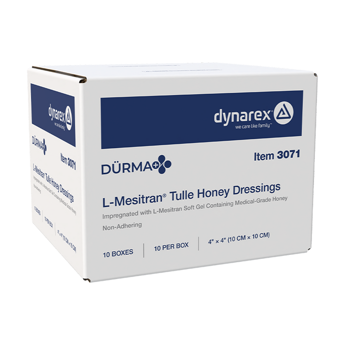 Dynarex L-Mesitran Tulle Honey Dressings (100 Count)