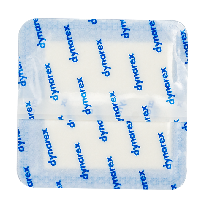 Dynarex DynaSorb - Super Absorbent Dressing, Self-Adhering, 4" x 4", 12/10/cs