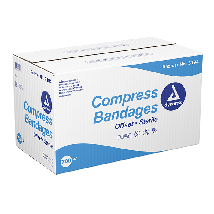 Dynarex Compress Bandage, 4", 700/cs