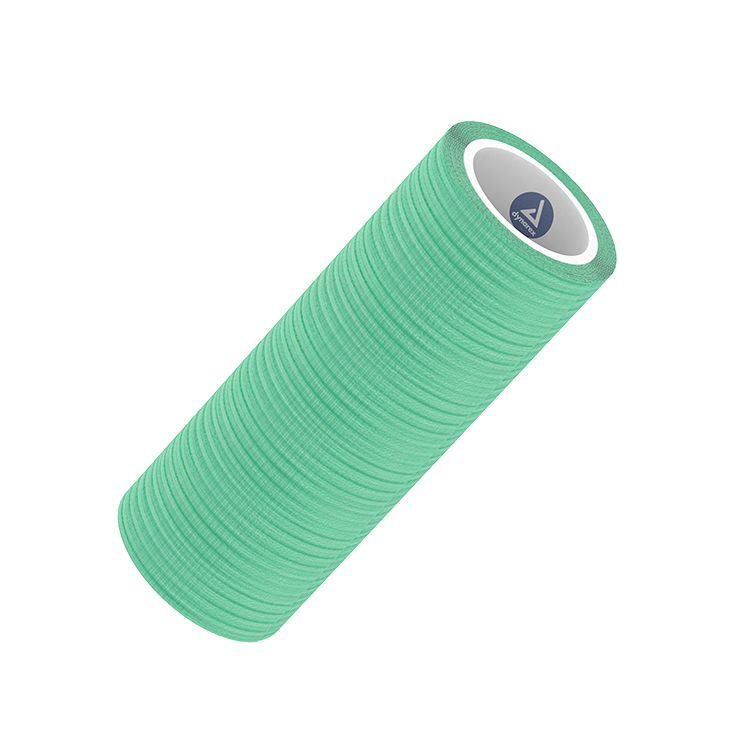 Dynarex Sensi Wrap, Self-Adherent, 4" x 5 yd Green, 18/cs