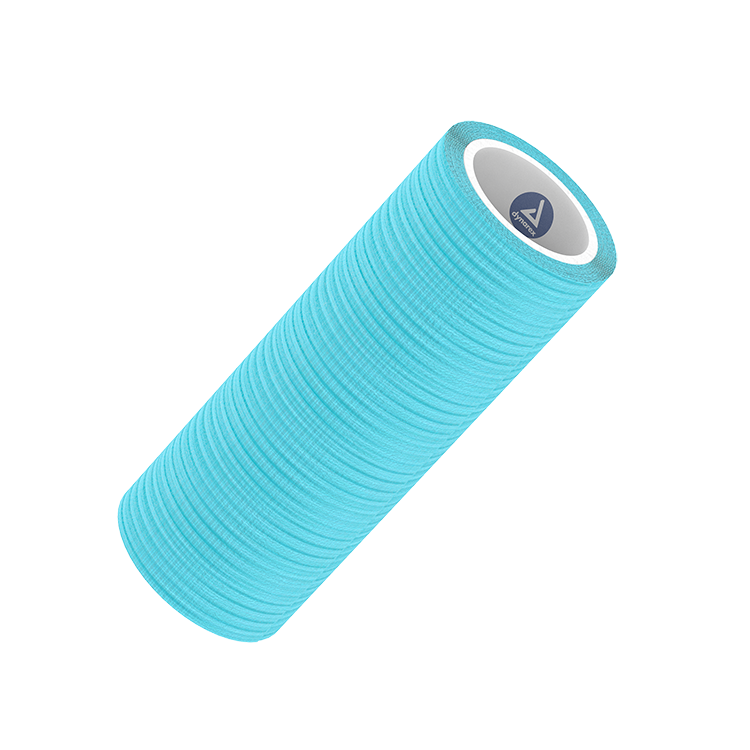 Dynarex Sensi Wrap, Self-Adherent, 4" x 5 yd Light Blue, 18/cs