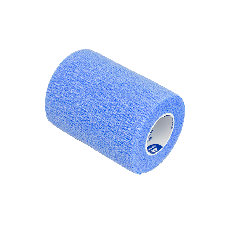 Dynarex Sensi Wrap, Self-Adherent Wrap - Latex Free, 1" x 5 yds Blue, 30/Cs