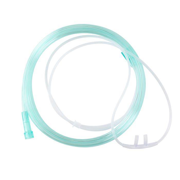 Dynarex Resp-O2 Nasal Oxygen Cannulas with Standard Tips - Adult, 50' Standard Connector (15 Count)