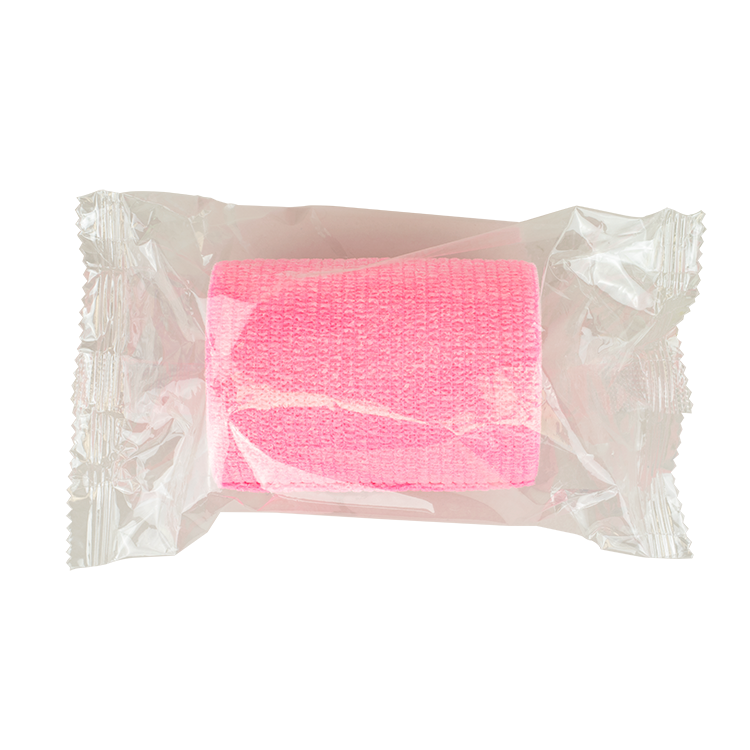 Dynarex Sensi Wrap, Self-Adherent Wrap - Latex Free, 1" x 5 yds Pink, 30/Cs