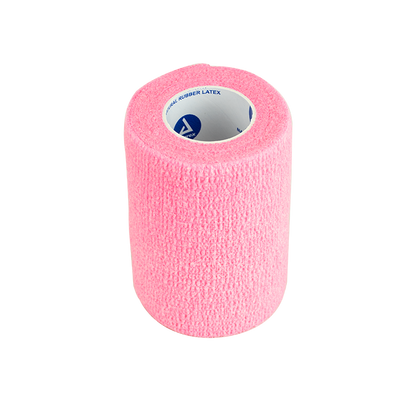 Dynarex Sensi Wrap, Self-Adherent Wrap - Latex Free, 1" x 5 yds Pink, 30/Cs