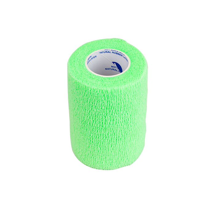 Dynarex Sensi Wrap, Self-Adherent Wrap - Latex Free, 2" X 5 yds Green, 36/Cs