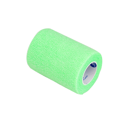 Dynarex Sensi Wrap, Self-Adherent - Latex Free, 4" X 5 yds Green, 18/Cs