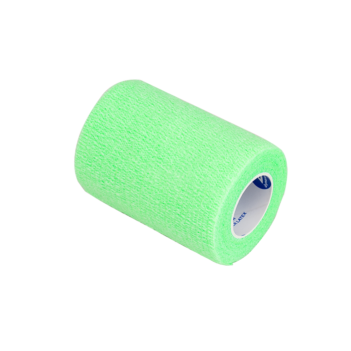 Dynarex Sensi Wrap, Self-Adherent - Latex Free, 4" X 5 yds Green, 18/Cs