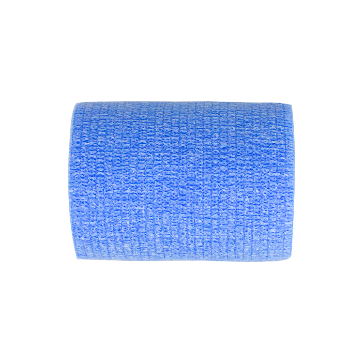 Dynarex Sensi Wrap, Self-Adherent - Latex Free, 4" X 5 yds Blue, 18/Cs