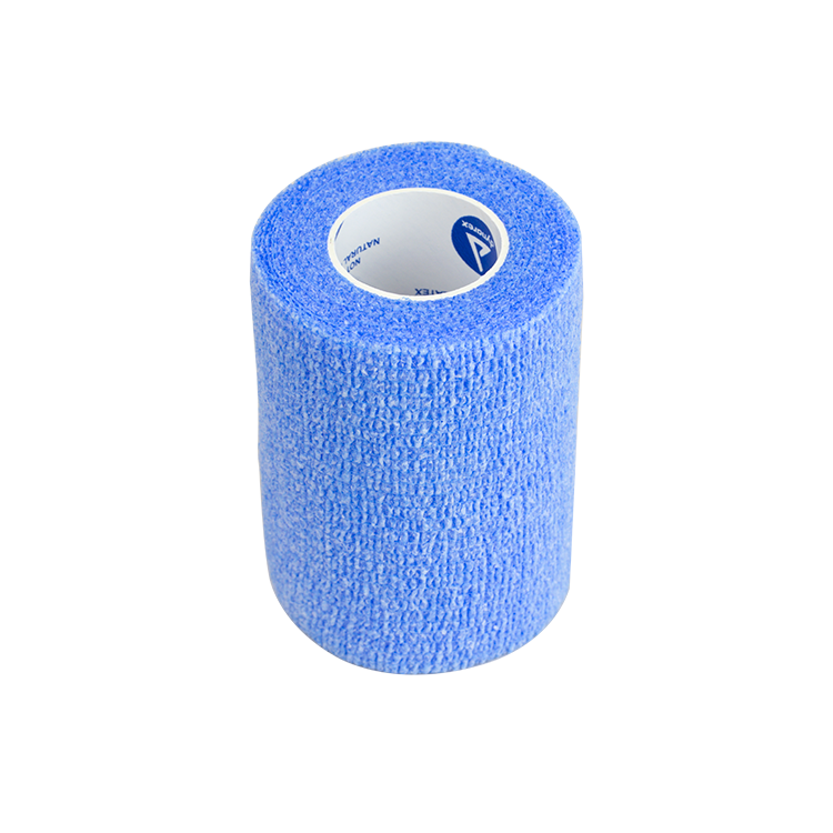 Dynarex Sensi Wrap, Self-Adherent - Latex Free, 4" X 5 yds Blue, 18/Cs