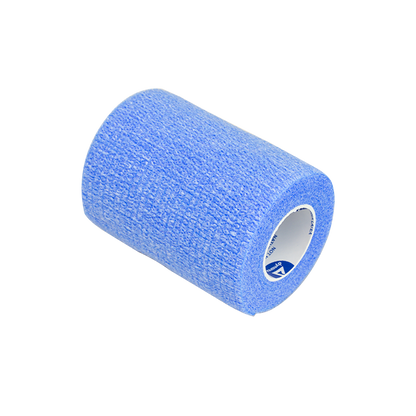 Dynarex Sensi Wrap, Self-Adherent - Latex Free, 4" X 5 yds Blue, 18/Cs