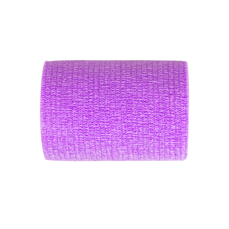 Dynarex Sensi Wrap, Self-Adherent - Latex Free, 4" X 5 yds Purple, 18/Cs