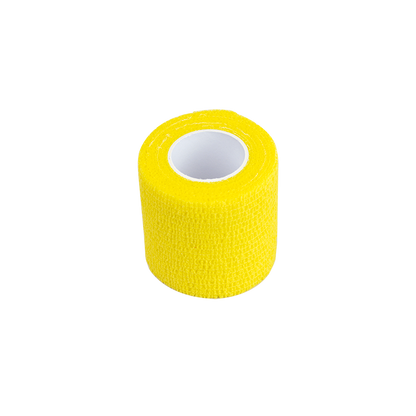 Dynarex Sensi Wrap, Self-Adherent - Latex Free, 4" X 5 yds Yellow, 18/Cs