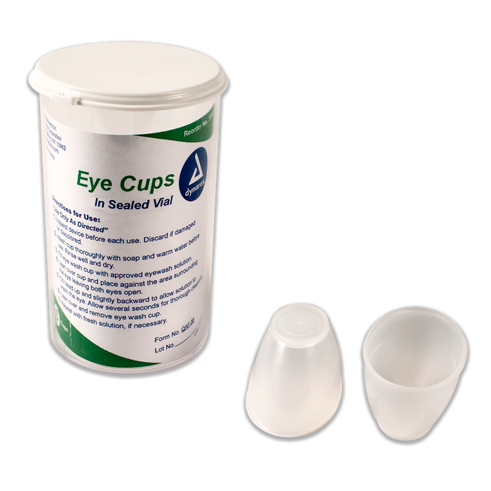 Dynarex Eye Cups in a Vial, 50/6/cs