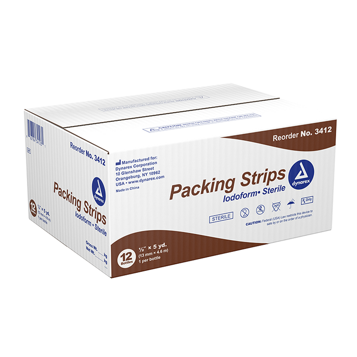 Dynarex Packing Strips Iodoform - Sterile, 12ea/cs (12 Count)