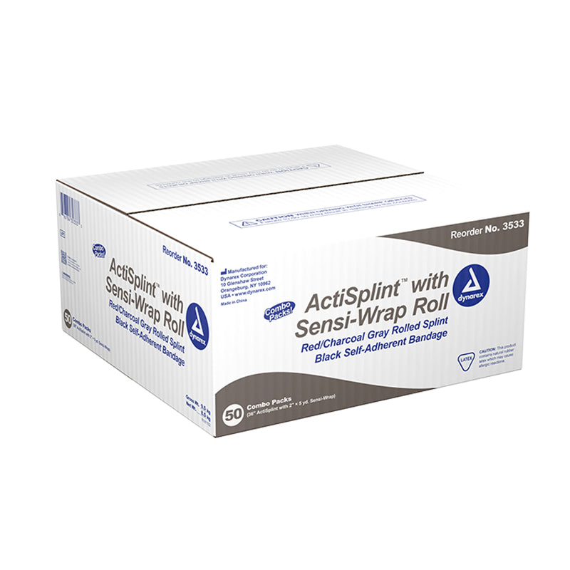 Dynarex ActiSplint with Sensi-Wrap Roll, 2" x 5 yd - 50ea/cs (50 Count)