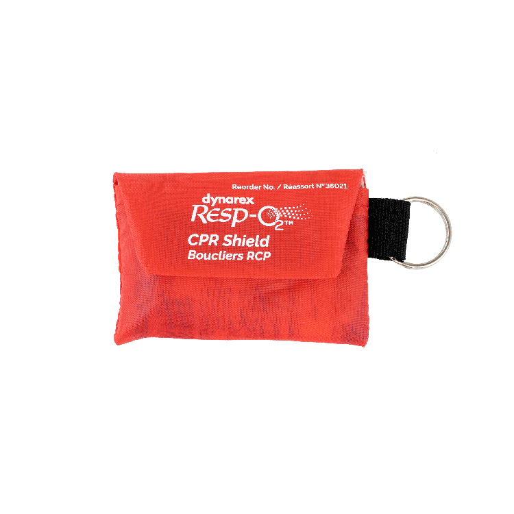 Cpr Shield Dynarex CPR Face Shield in Soft Case w/ One-Way Valve, Barrier Filte ...