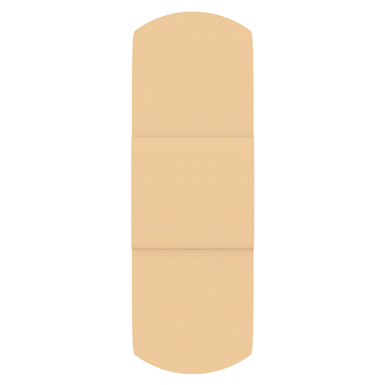 Dynarex Sheer Plastic Adhesive Bandages Sterile, 1" x 3" - 50ea/bx, 50bxs/cs (2500 Count)