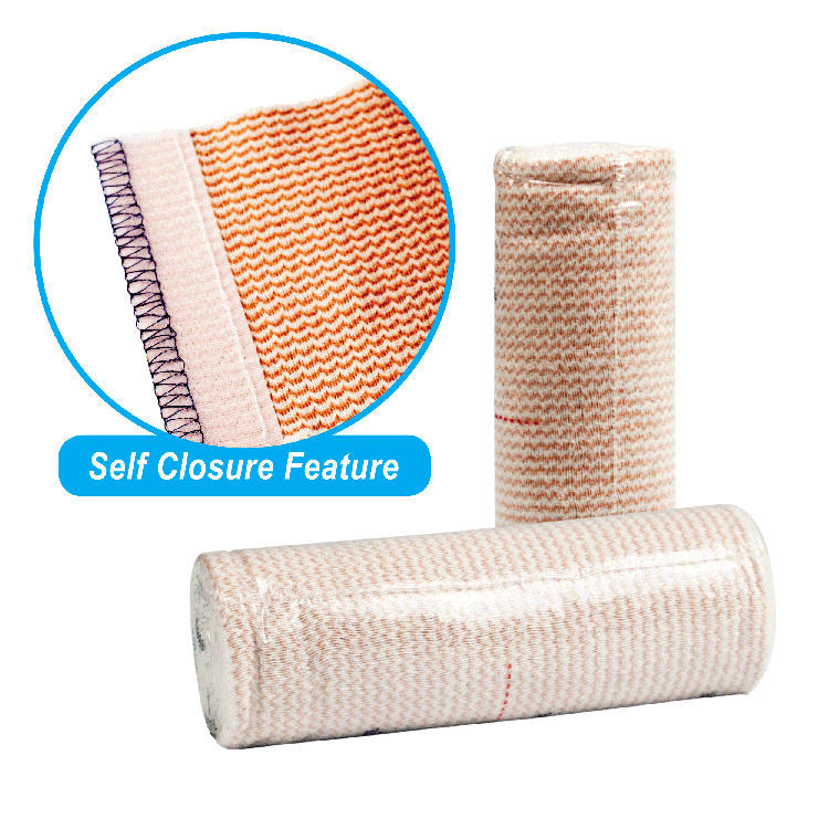 Dynarex Elastic Bandage w/ Self-Closure, 2" x 5 yd, 5/10/cs