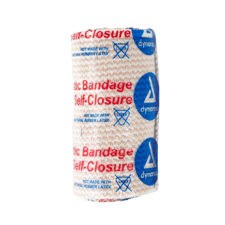 Dynarex Elastic Bandage w/ Self-Closure, 4" x 5 yd, 5/10/cs