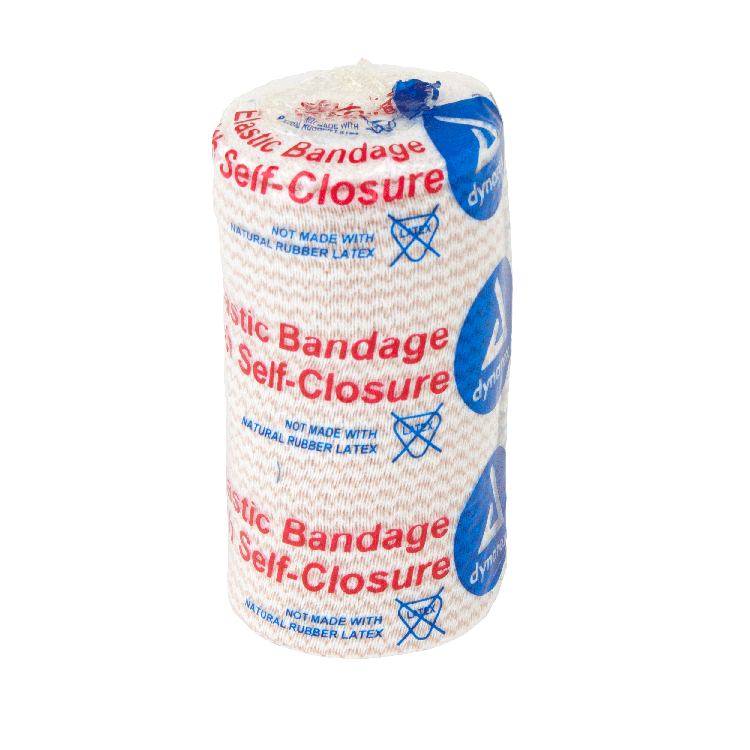 Dynarex Elastic Bandage w/ Self-Closure, 4" x 5 yd, 5/10/cs