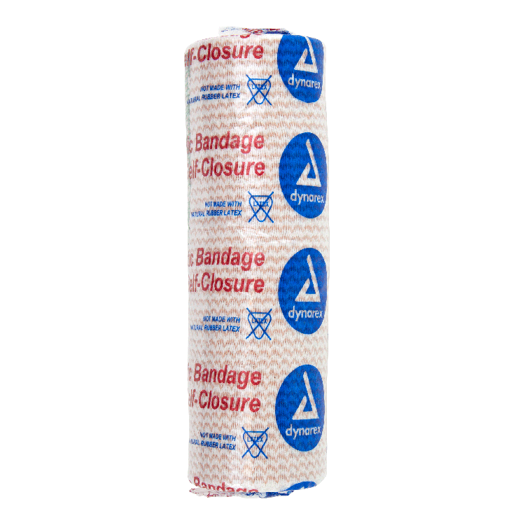 Dynarex Elastic Bandage w/ Self-Closure, 6" x 5 yd, 5/10/cs