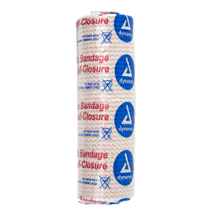 Dynarex Elastic Bandage w/ Self-Closure, 6" x 5 yd, 5/10/cs