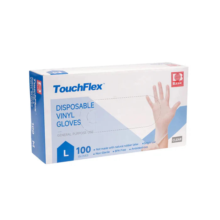 TouchFlex Ultra Vinyl Gloves 1000 Count