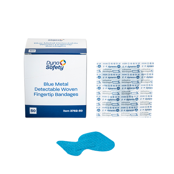 Blue Metal Detectable Woven Bandage