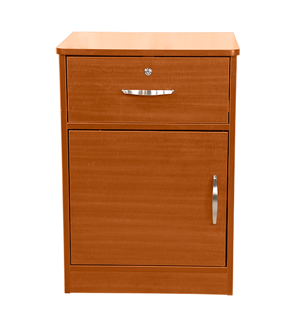 Dynarex One Door / One Drawer Nightstand, 1 Piece