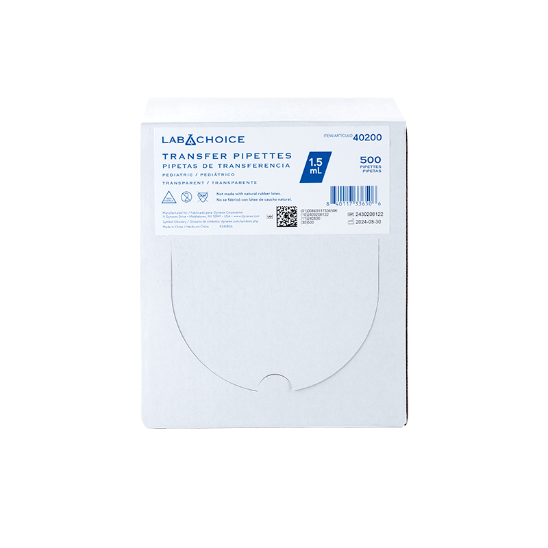 Dynarex Graduated Transfer Pipettes - 500ea/bag, 10bags/case (5000 Count)